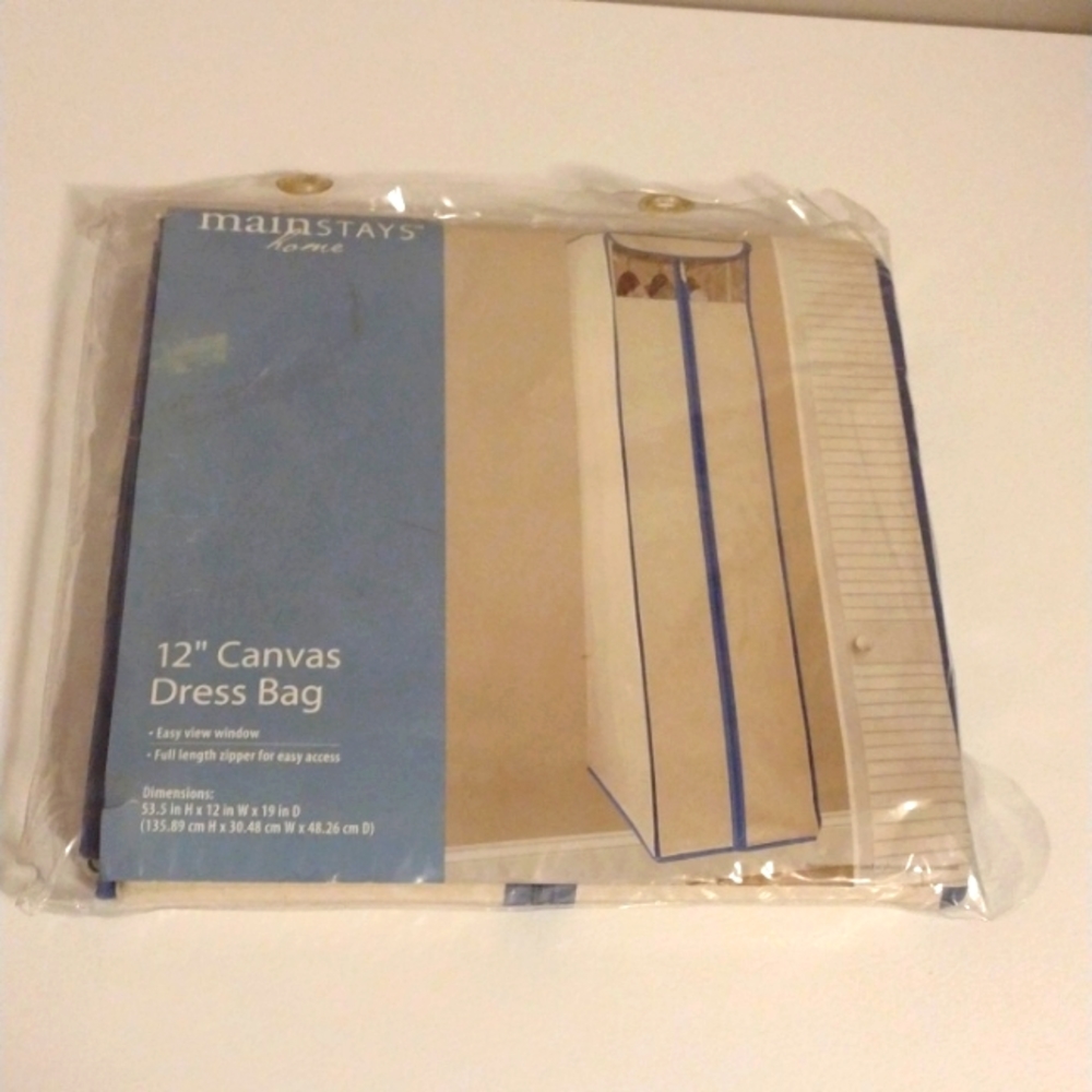 Mainstays canvas dress bag brand new in original packaging never took out
